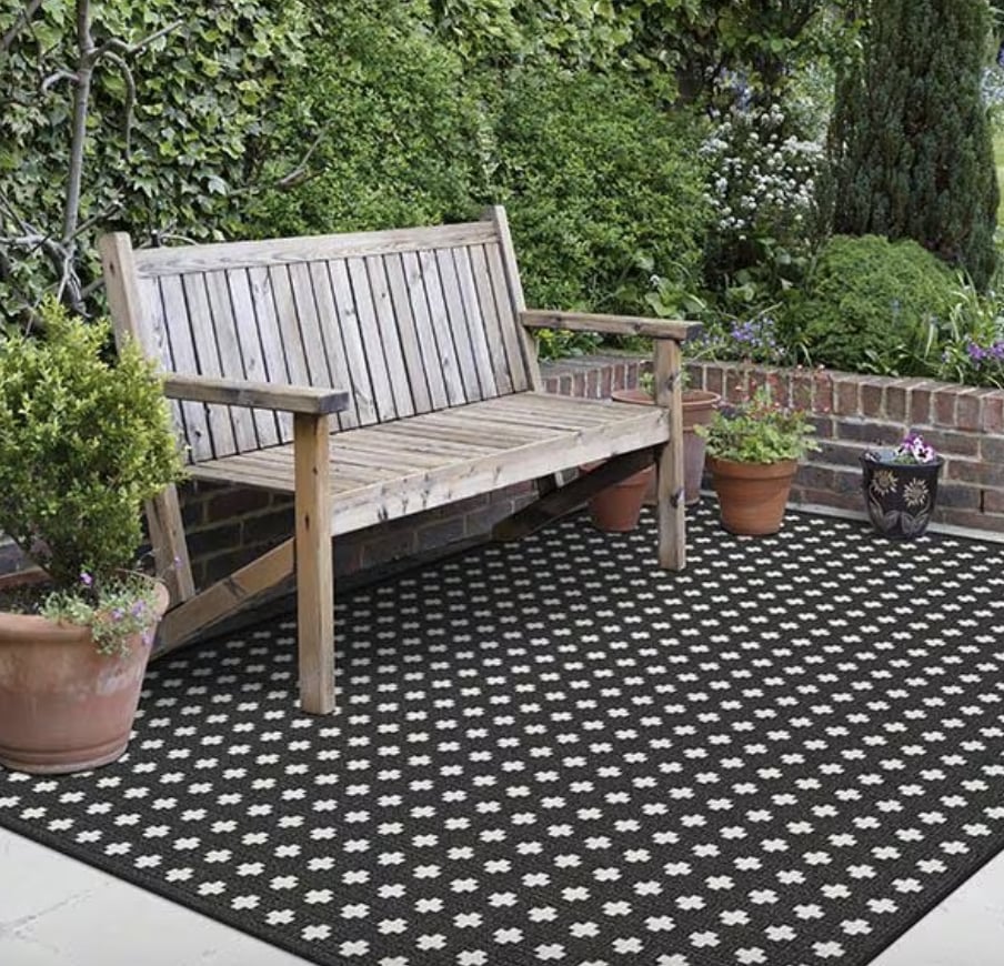 Ruggable Outdoor Adde Black Rug