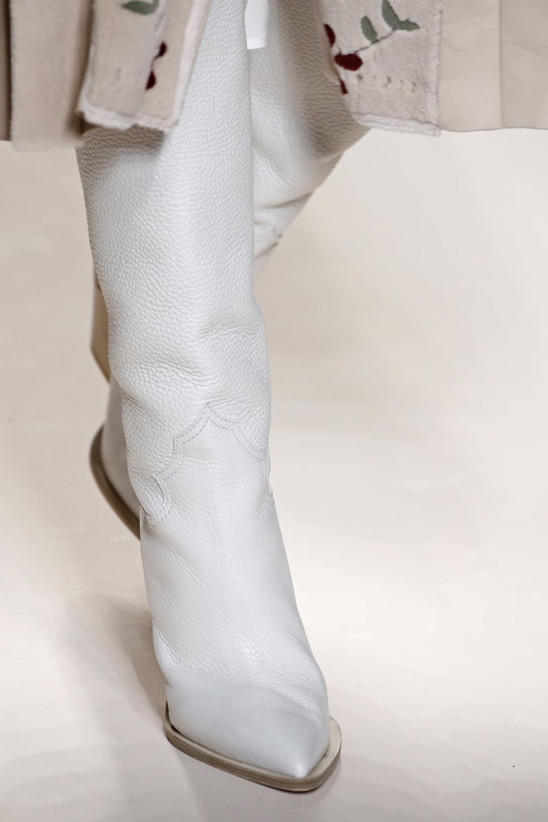 Gigi Hadid's White Fendi Boots | POPSUGAR Fashion
