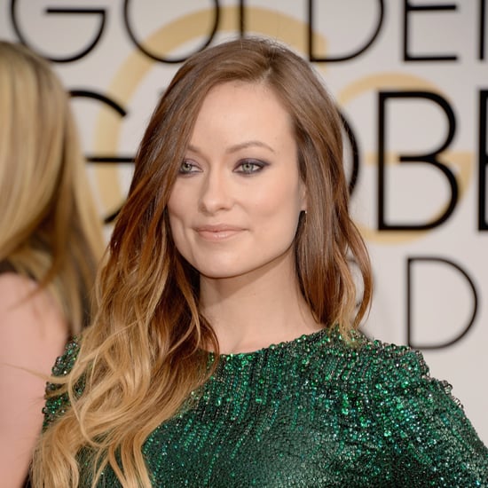 Olivia Wilde Hair and Makeup at Golden Globes 2014
