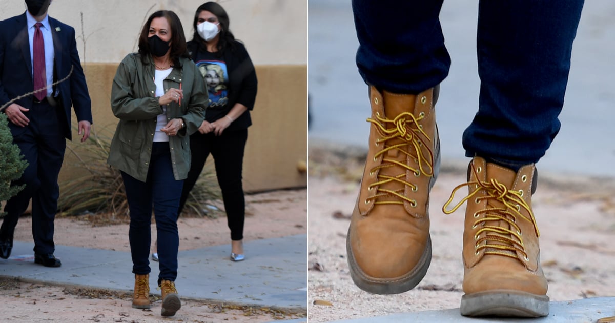 Kamala Harris Wears Her Timbs Right Off the Plane, and Now We Know She’s Ready to Get Sh*t Done