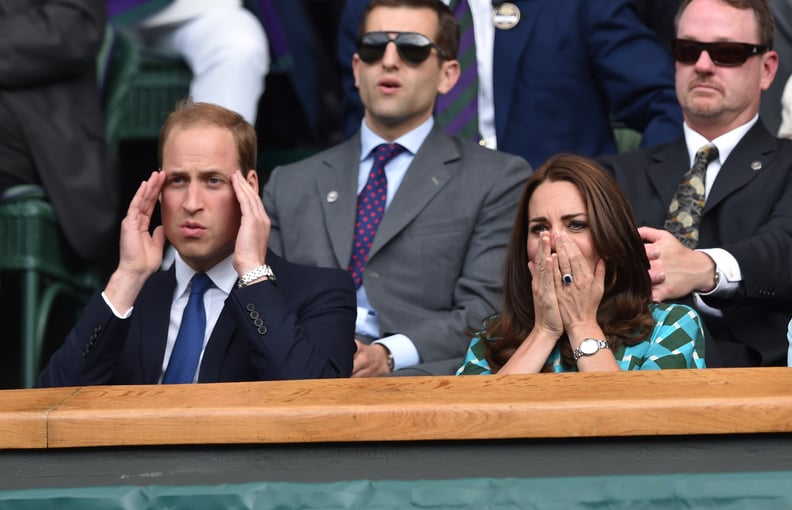 Kate and Will at Wimbledon 2014