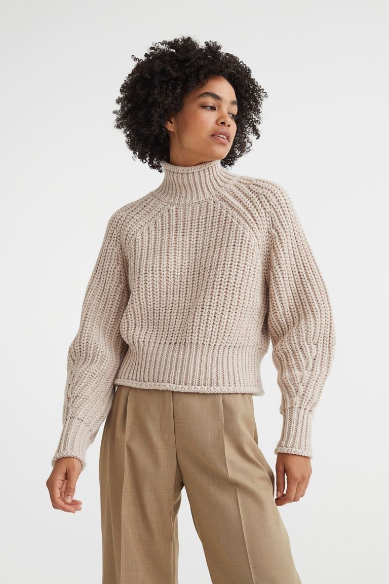 H&M Relaxed Fit Cable-knit Sweater