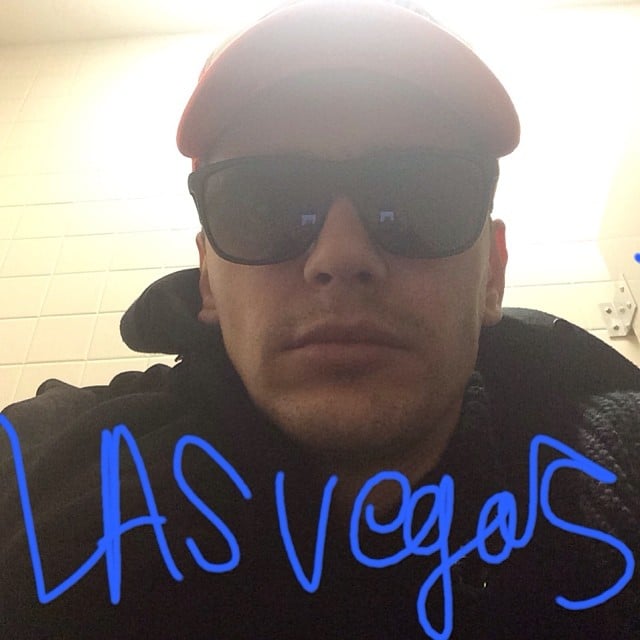 James Franco's shades and Las Vegas apparently go hand in hand.
Source: Instagram user jamesfrancotv