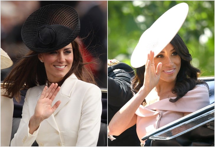 Kate Middleton and Meghan Markle's First Trooping the Colour