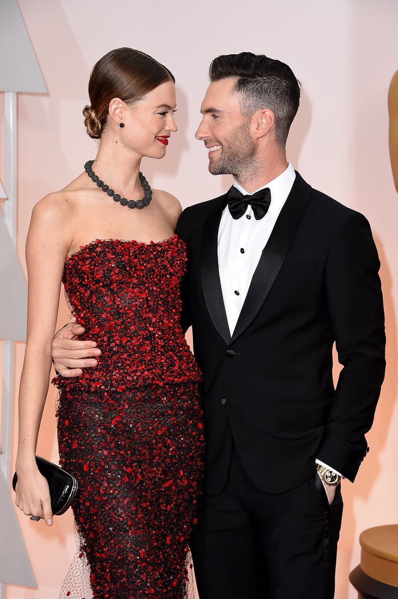 Behati Prinsloo and Adam Levine