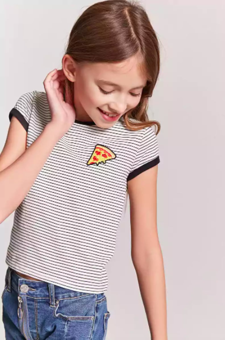 Striped Pizza Tee