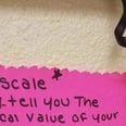 This "Amazing" Post-It Note Above a Scale Should Be Required Reading For All New Moms