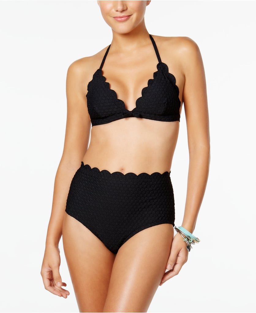 Test out the scalloped edges that are all the rage on skirts and shirts — and wear them by the pool in this Kate Spade New York Scalloped Bikini ($98 for the top, $85 for the bottom).
