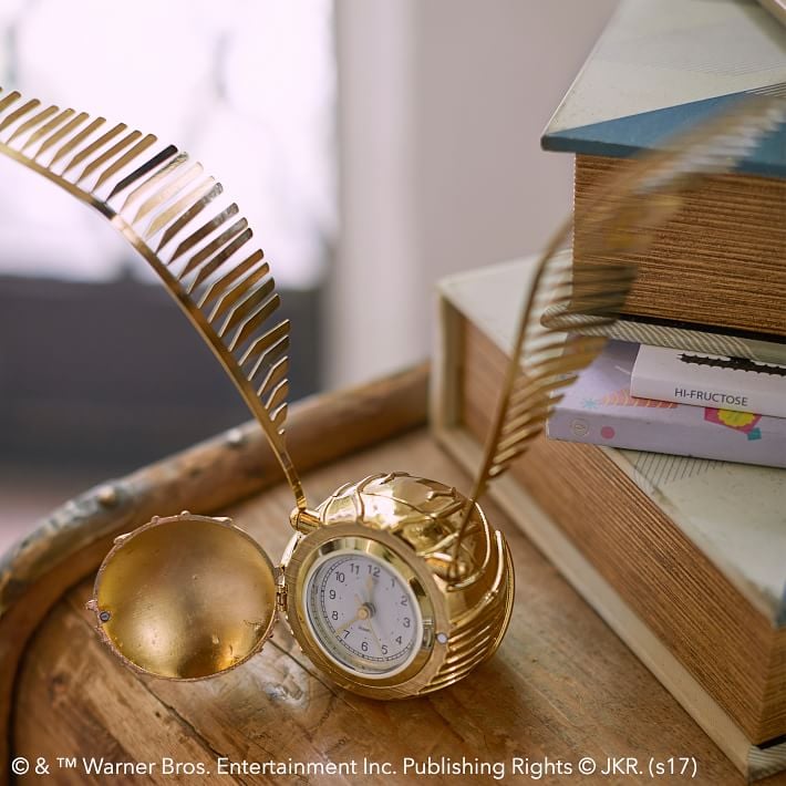 Harry Potter Golden Snitch Clock