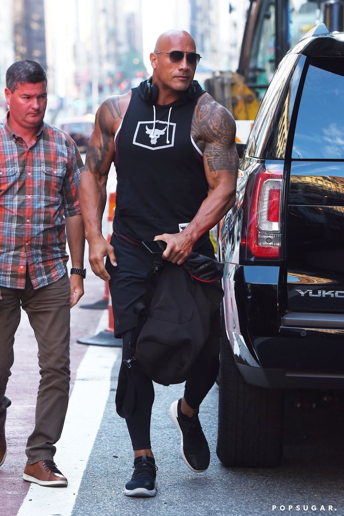 Dwayne Johnson may not be a WWE wrestler anymore, but he still knows how to "just bring it." The 47-year-old actor has been putting in work at the gym to prepare for Jumanji 3, and it definitely shows. Sure, Dwayne has always been fit (They don't call him The Rock for nothing!), but lately, his biceps seem to be begging to break out of his shirts, and don't even get me started on those abs! Anyone need to grate some cheese? See Dwayne's sexiest moments of 2019 ahead!

    Related:

            
            
                                    
                            

            120 Times Dwayne Johnson Made Our Hearts Skip a Beat