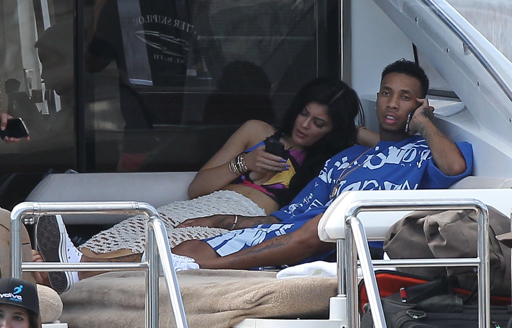 Kylie Jenner and Tyga Hold Hands in St. Barts | Pictures