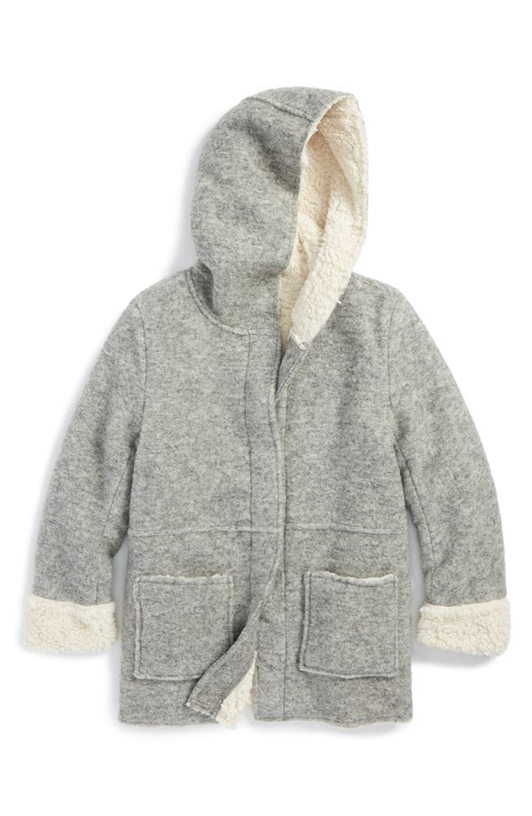 Peek Ventana Hooded Wool Blend Jacket | Winter Coats For Kids ...