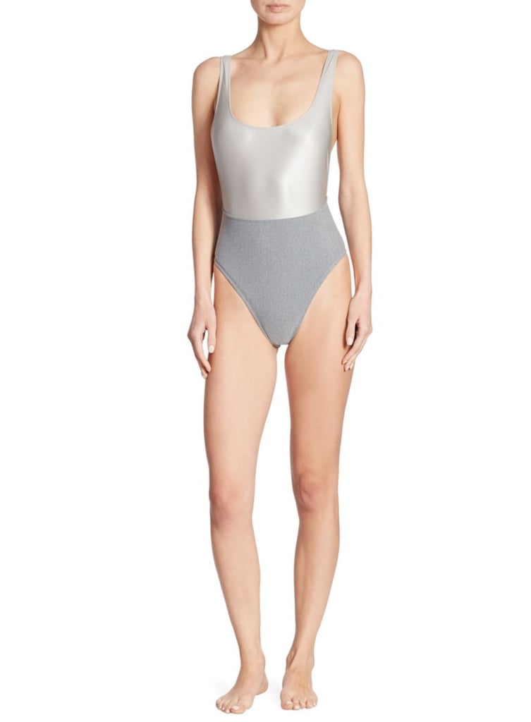 Go for a neutral look that's a touch shocking with Kore's Nyx Dual-Textured One-Piece ($119)