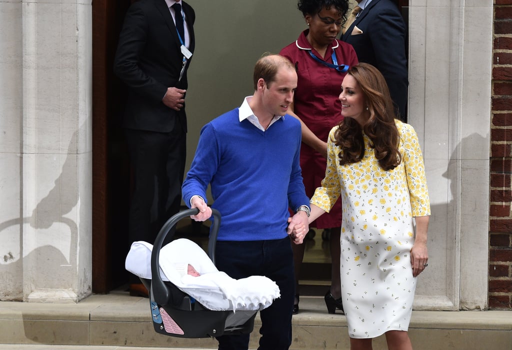 In 2015, Princess Charlotte was strapped in safely.