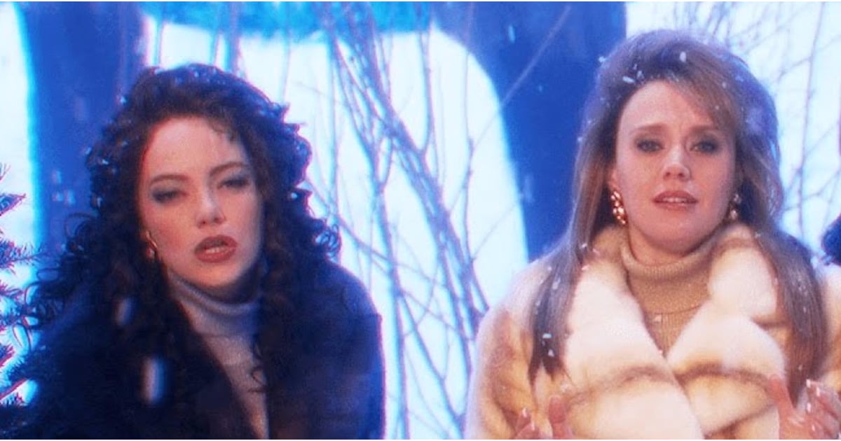 Emma Stone S Christmas Candle Skit On Snl 2016 Popsugar Entertainment