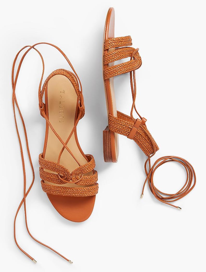 Talbots Keri Braided Lace-Up Sandals