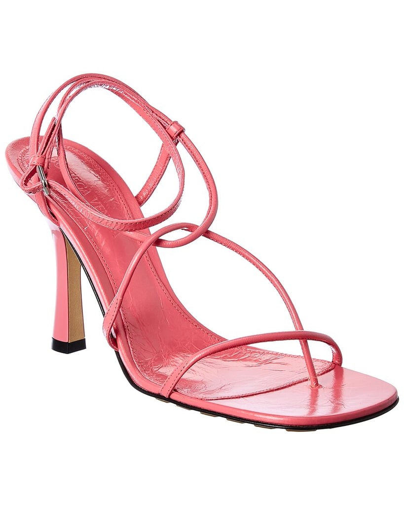 Bottega Veneta Barely There Leather Sandal