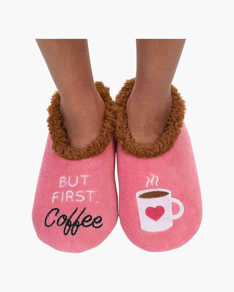 "But First, Coffee" Slippers