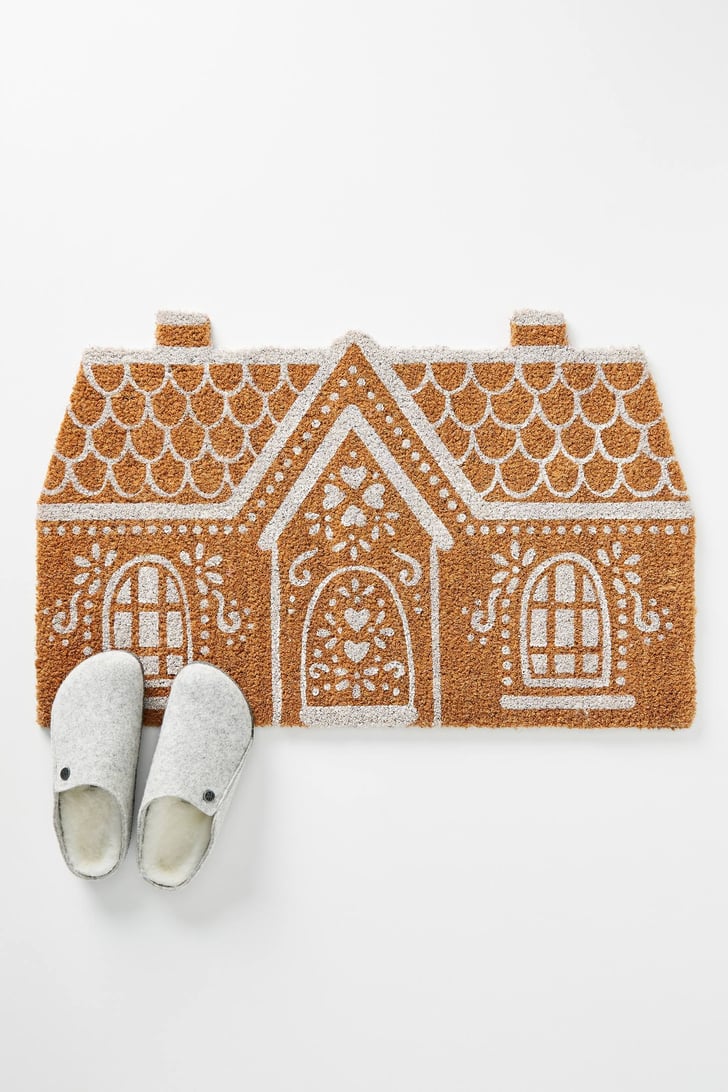 Gingerbread House Doormat Anthropologie Christmas Decorations 2019