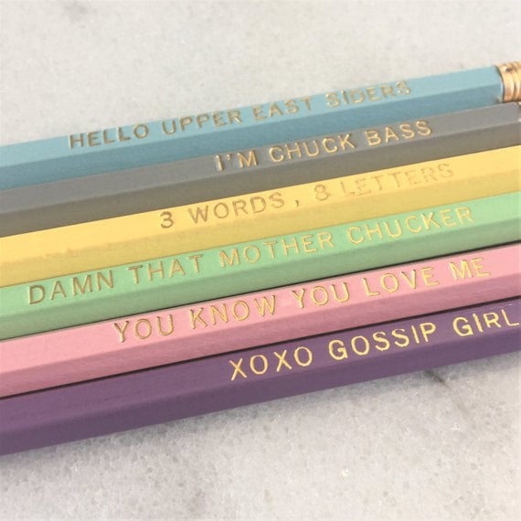 Gossip Girl Pencils