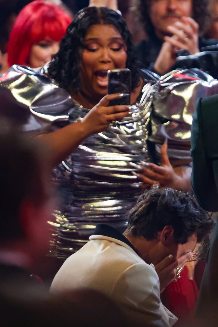 Lizzo and Harry Styles Reunite at the Grammys POPSUGAR Celebrity Photo 5