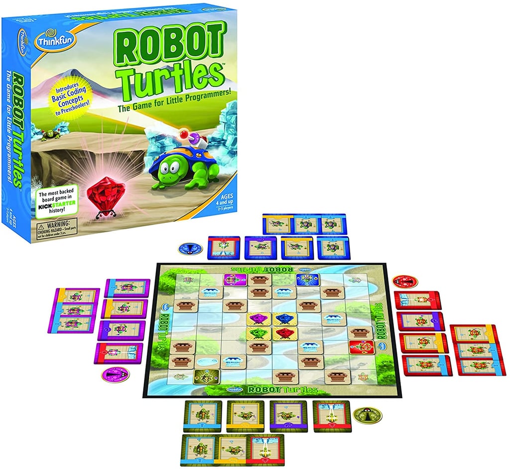 ThinkFun机器人海龟杆玩具和编码的棋盘游戏