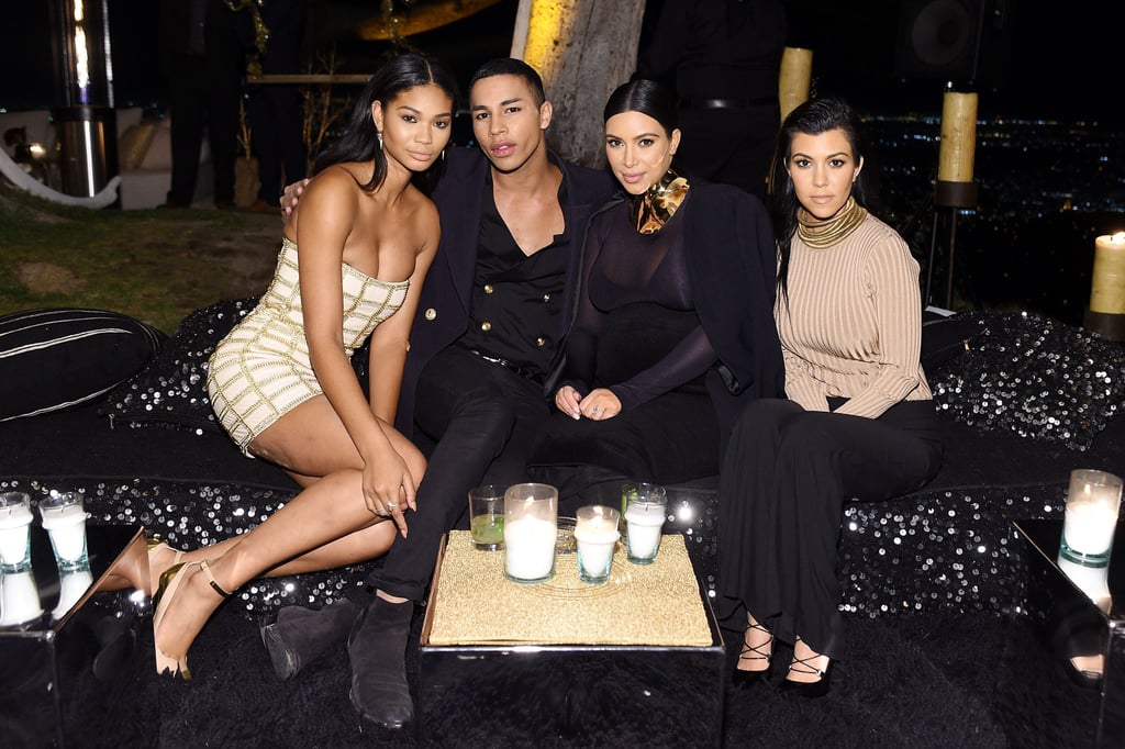 Kardashians at Olivier Rousteing's Birthday Party 2015