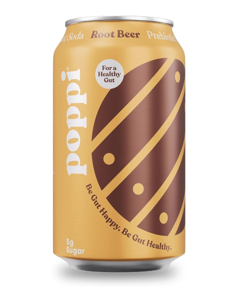 Poppi Sparkling Prebiotic Soda Root Beer (12 Pack)