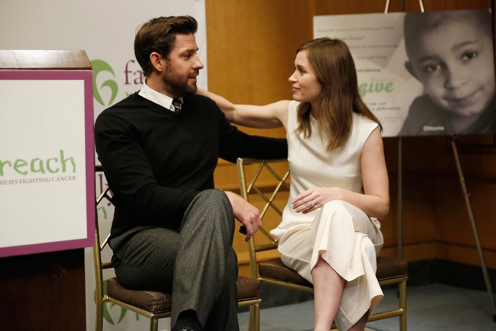 Emily Blunt and John Krasinski at Family Reach November 2015
