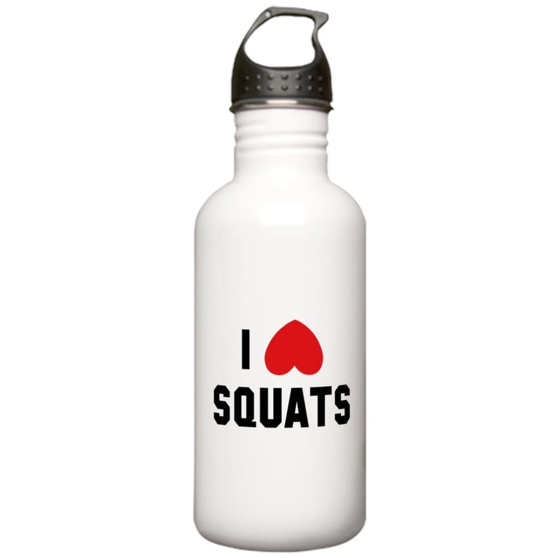I Love Squats Water Bottle