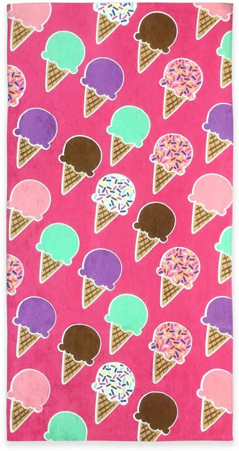 Ice Cream Beach Towel