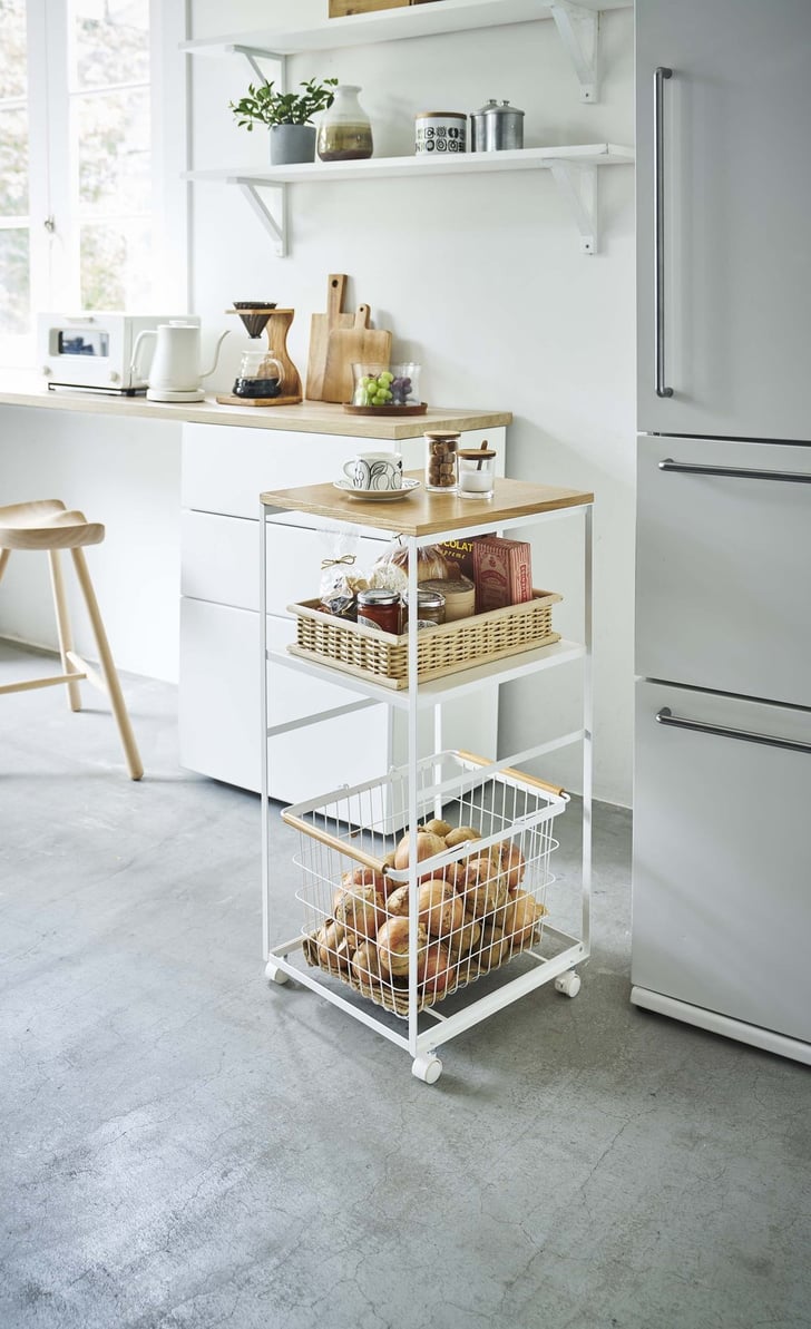 Yamazaki Rolling Kitchen Storage Wagon Cart The Best Storage Racks