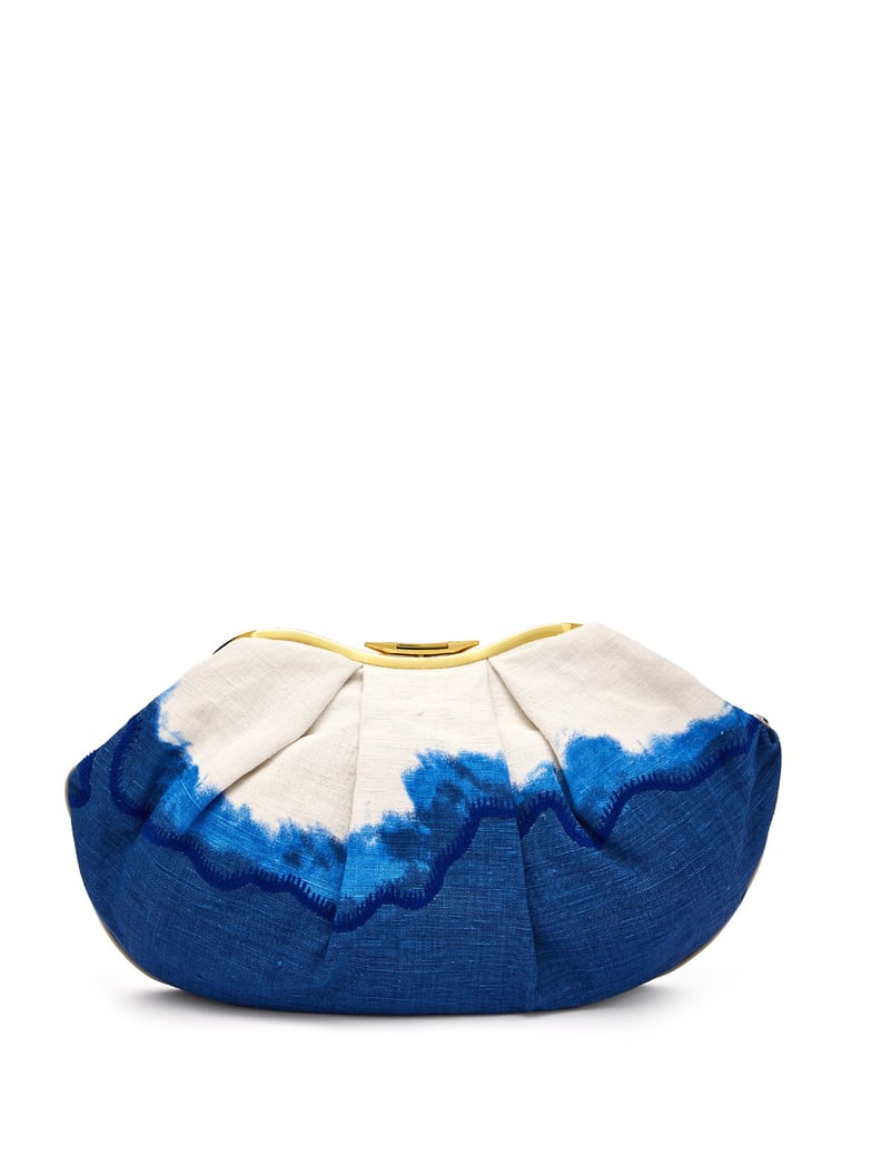 Sandolo Essaouira Embroidered Dip Dye Clutch