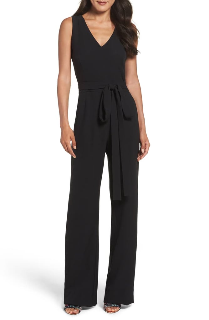 Vince Camuto Tie Front Wide Leg Jumpsuit