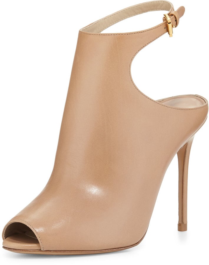 Michael Kors Cece Open-Toe Ankle-Strap Bootie ($450) | Open-Toe Ankle