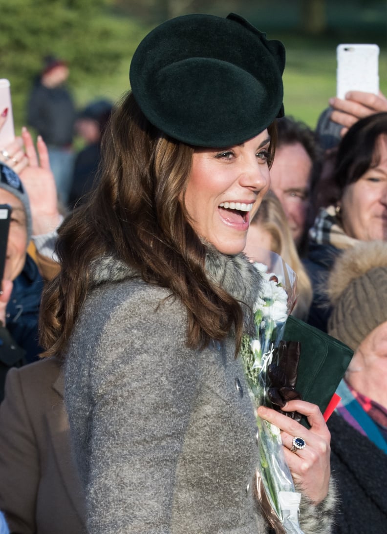 Kate Middleton's Rope-y Christmas Waves, 2019