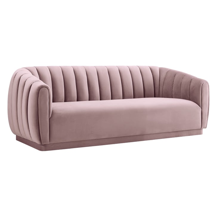 Arno Velvet Sofa Best Living Room Furniture POPSUGAR Home Photo 71