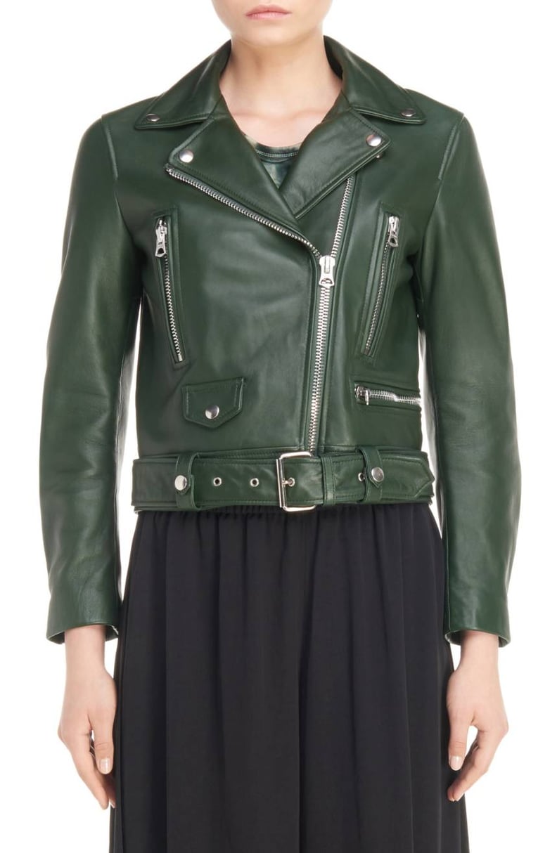 Acne Studios Leather Moto Jacket