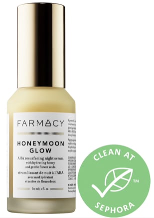 Farmacy Honeymoon Glow AHA Resurfacing Night Serum with Hydrating Honey + Gentle Flower Acids
