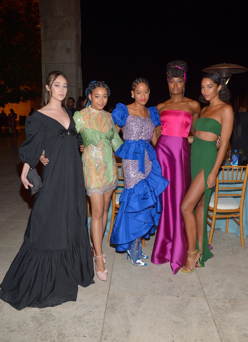 Alycia Debnam-Carey, Amandla Stenberg, Kilo Kish, Kiki Layne, and Laura Harrier at the InStyle Awards 2019