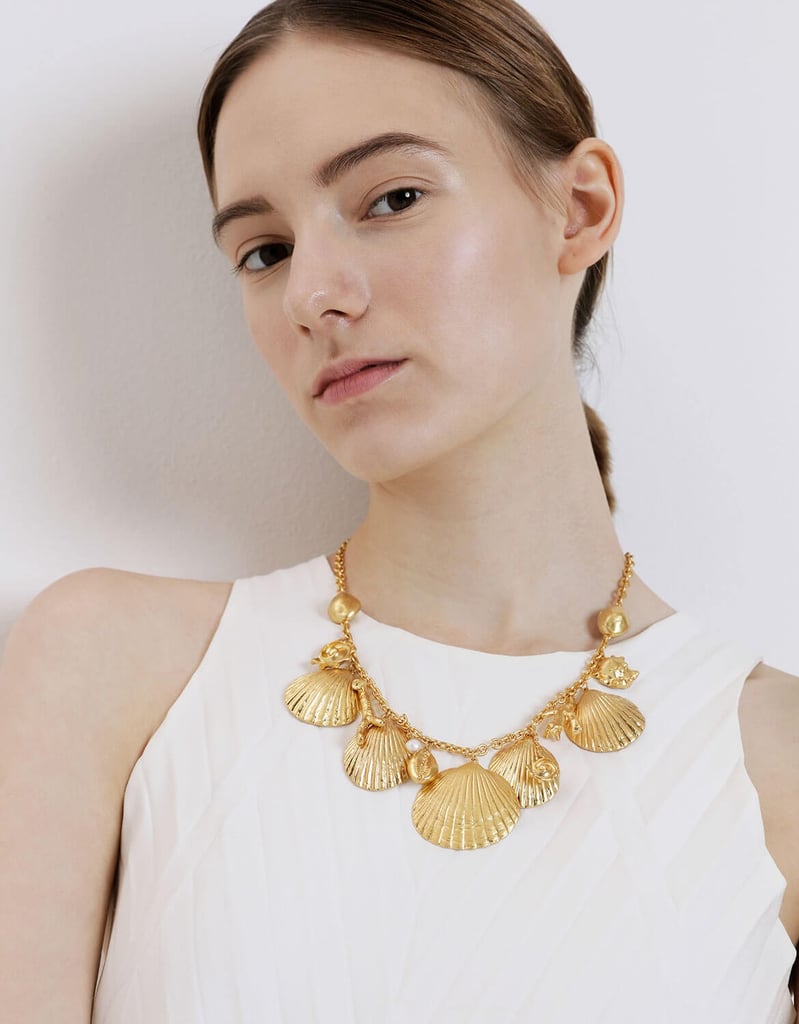 Charles & Keith Gold Seashell Necklace
