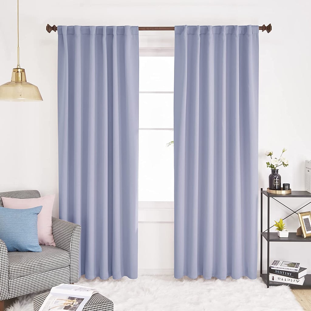 Blackout Curtains: Deconovo Solid Back Tab and Rod Pocket Curtains