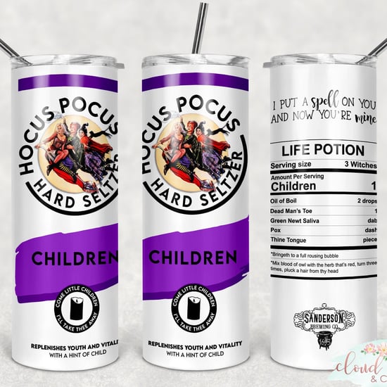 Hocus Pocus White Claw Tumblers
