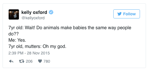 Kelly Oxford's Tweets With 7-Year-Old Daughter Bea