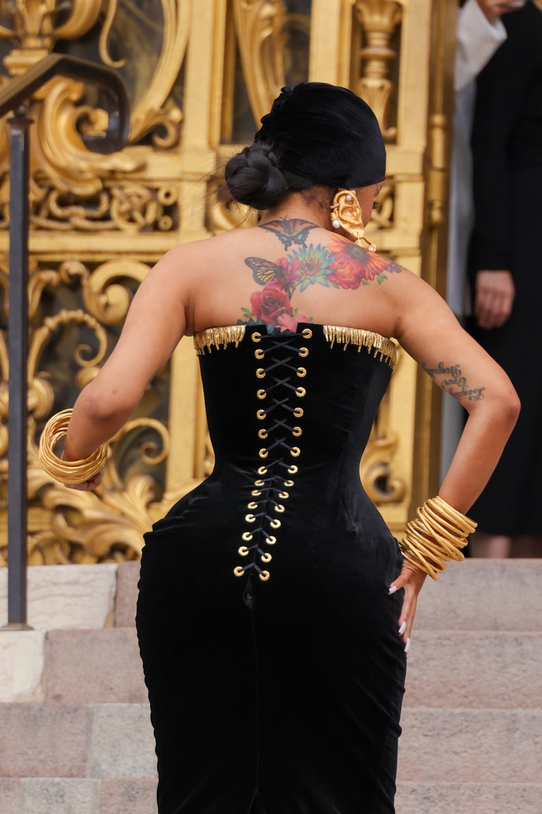 Cardi B's Butterfly Neck Tattoo