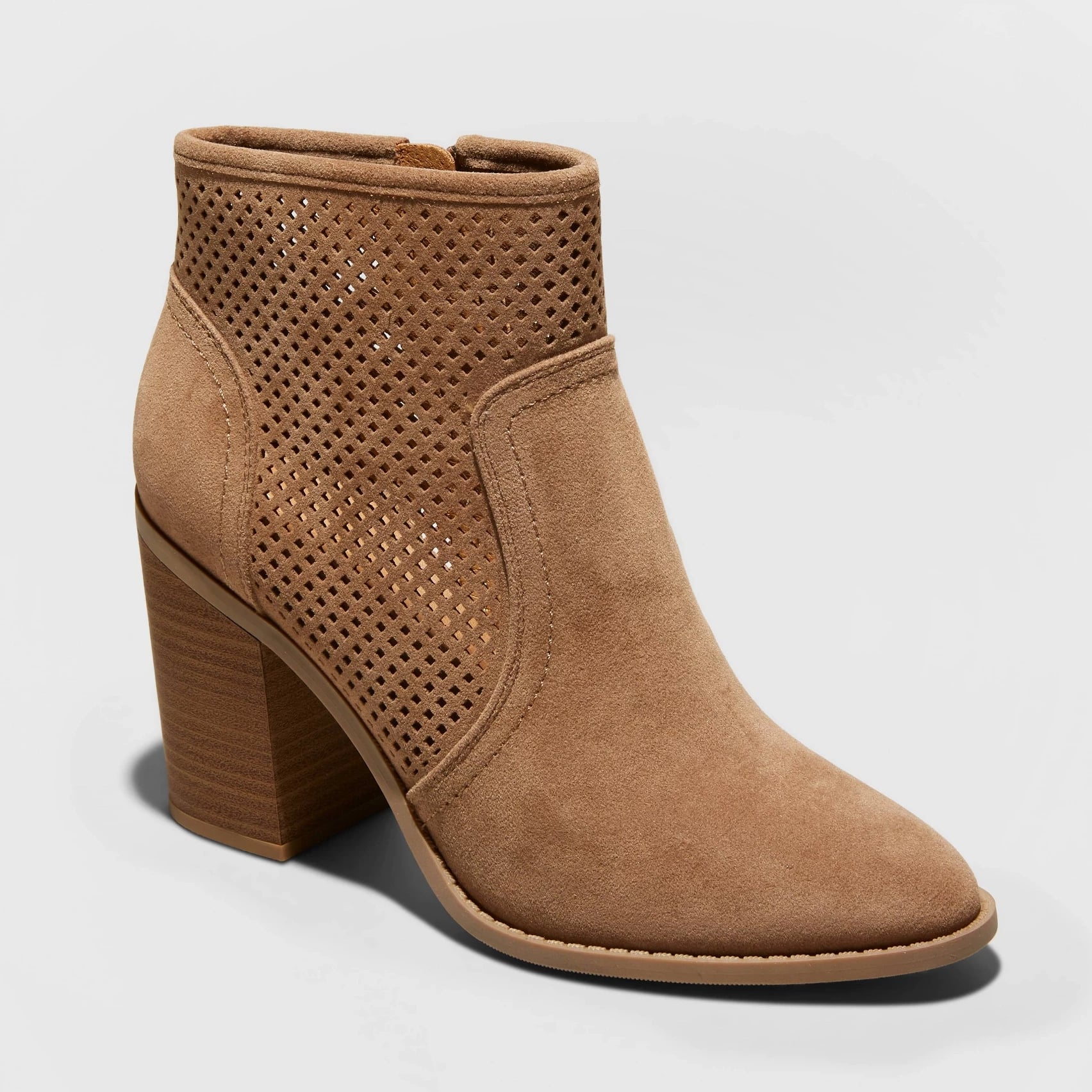 Universal Thread Women s Crissy Microsuede Laser Cut Heeled