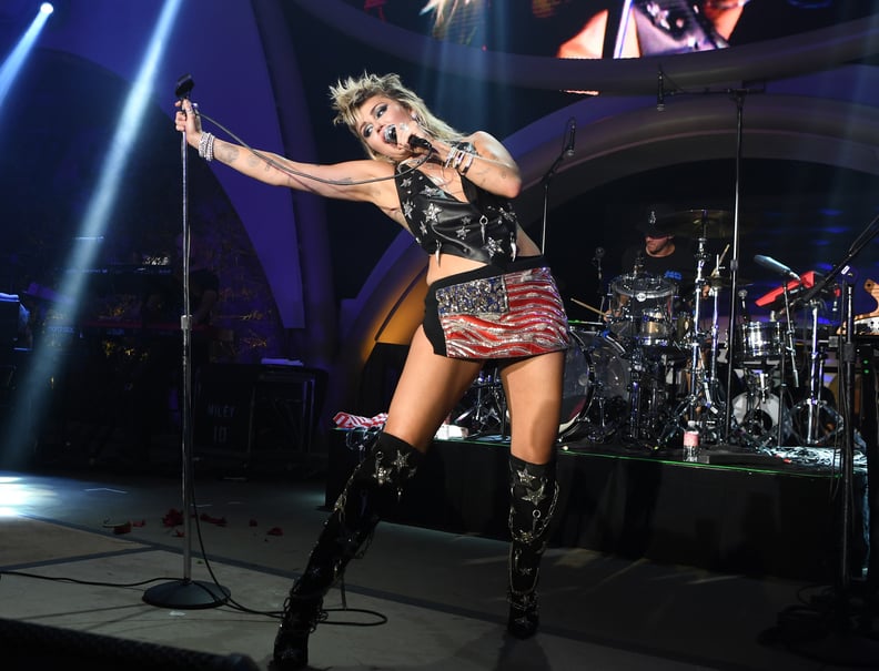 Miley Performing at Ayu Dayclub in Las Vegas