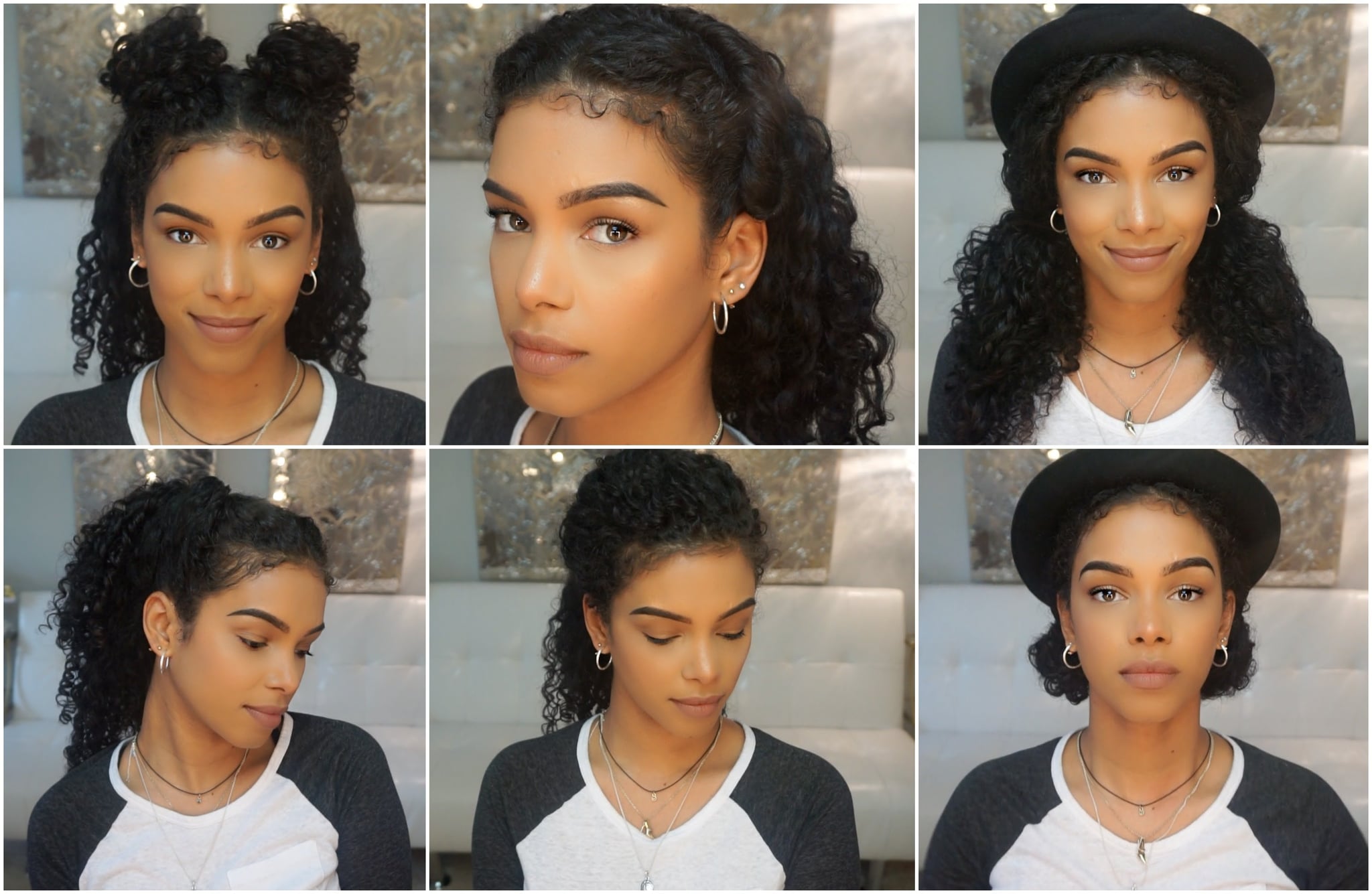Learn 6 Easy Curly Hairstyles | 12 Makeup and Hair Tutorials That Will Get  You Through the Summer Beautifully | POPSUGAR Latina