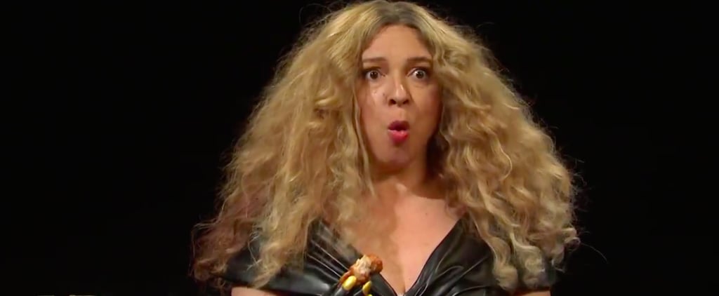 My Ribs Hurt From Laughing Over Maya Rudolph as Beyoncé in SNL's Hot Ones Skit