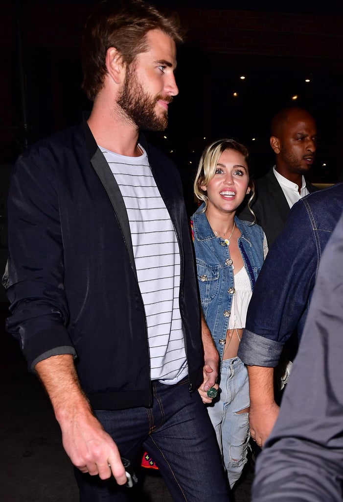 Miley Cyrus and Liam Hemsworth Out in NYC September 2016